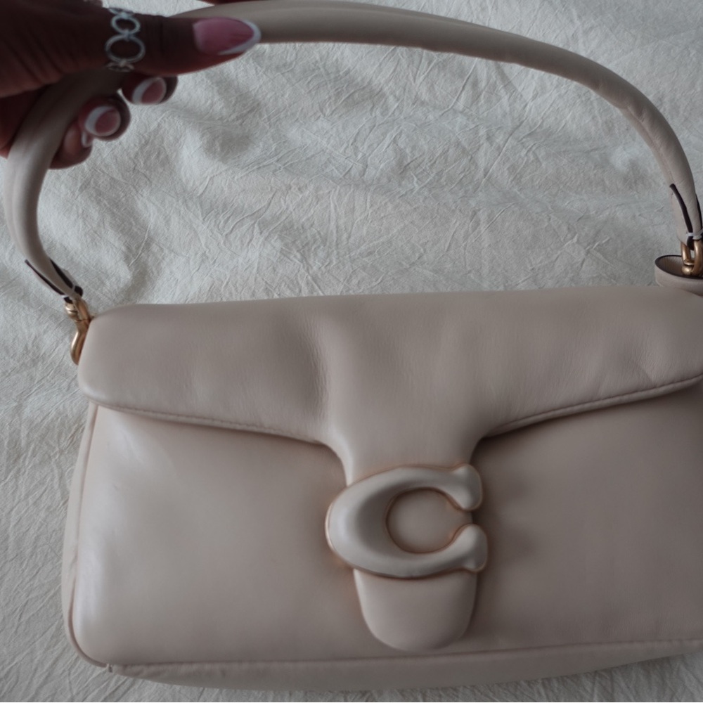 Cream Designer Handbag